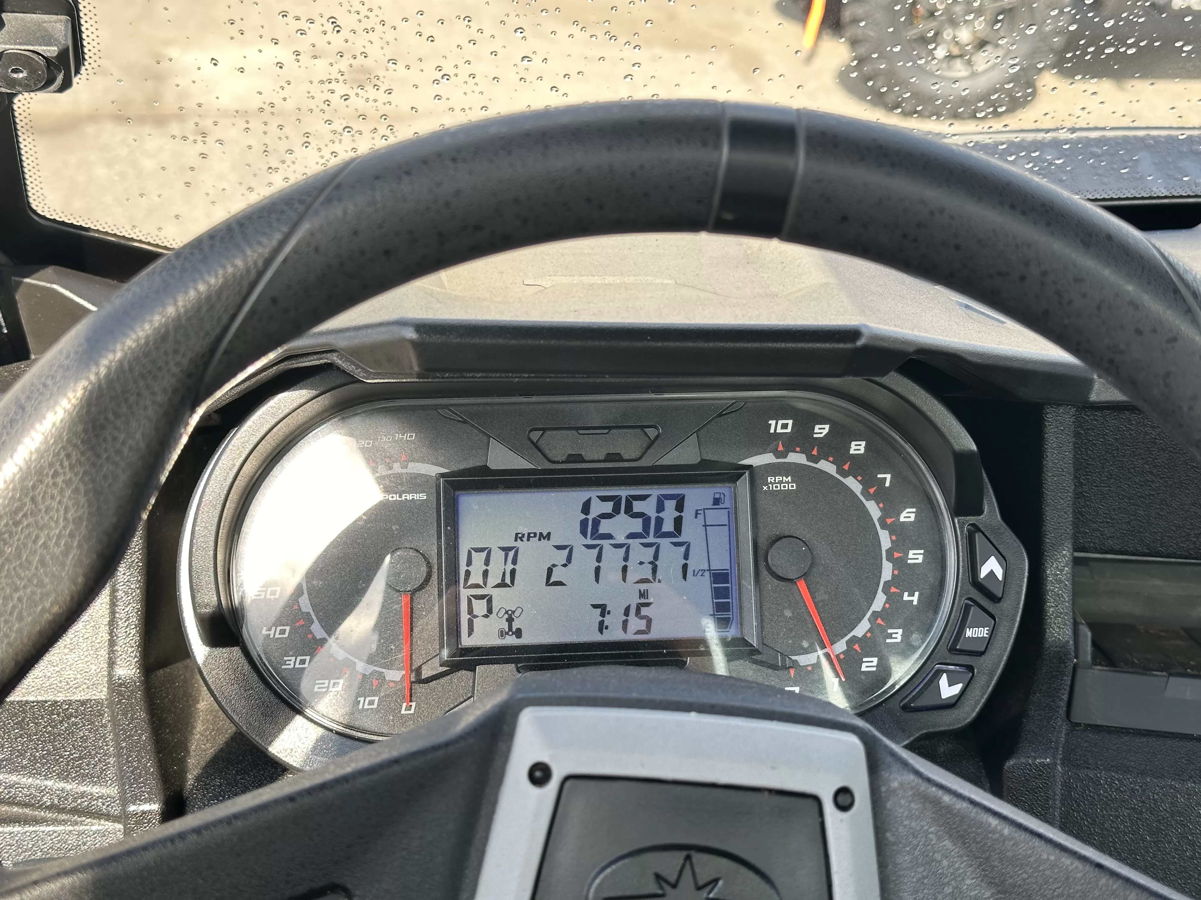 Speedometer View of 2022 Polaris General XP 1000